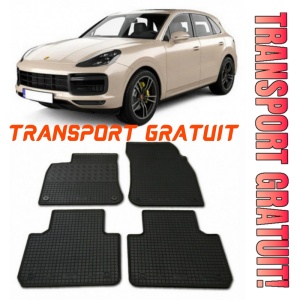 Porsche Cayenne III, Suv, fabricat din 11.2017 - Prezent, set covorase auto dedicate, din cauciuc 100% Premium