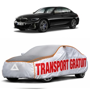 Prelata Antigrindina pentru auto BMW Seria 3 (G20), inclusiv hibrid (2019-) - husa protectie antigrindina si intemperii meteo severe - anti-grindina vijelii furtuni pentru auto