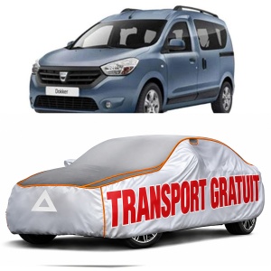 Prelata Antigrindina pentru auto Dacia Dokker (2012-2021) (Fata) - husa protectie antigrindina si intemperii meteo severe - anti-grindina vijelii furtuni pentru auto