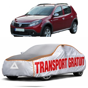 Prelata Antigrindina pentru auto Dacia Sandero Stepway (2008-2012) - husa protectie antigrindina si intemperii meteo severe - anti-grindina vijelii furtuni pentru auto