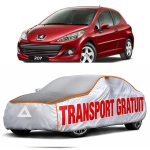 Prelata Antigrindina pentru auto Peugeot 207 (2006-2012) - husa protectie antigrindina si intemperii meteo severe - anti-grindina vijelii furtuni pentru auto