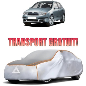 Prelata Antigrindina pentru auto Skoda Fabia I 1999-2007 - husa protectie antigrindina si intemperii meteo severe - anti-grindina vijelii furtuni pentru auto