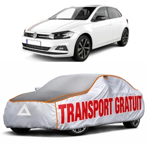 Prelata Antigrindina pentru auto Volkswagen Polo VI (Typ Aw) 2017- - husa protectie antigrindina si intemperii meteo severe - anti-grindina vijelii furtuni pentru auto