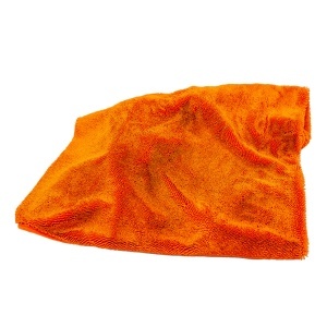 Prosop microfibra ultra absorbant auto AMOS Powerfluff 1000 GSM, manusa spalare, material premium, uscare rapida fara urme, Culoare Portocaliu, Dimensiune 60x80 cm - Img 4