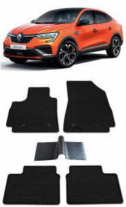 Renault Arkana E-Tech Hybrid fabricat din 03.2021 - Prezent, Suv, Set 5 Covorase Auto (covoras intermediar) accesorii pentru autoturismul tau - masina v148206