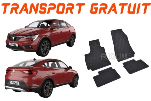Renault Arkana fabricat din 03.2021 - Prezent, Suv, set covorase auto dedicate, din cauciuc 100% Premium accesorii pentru autoturismul tau - masina v152270