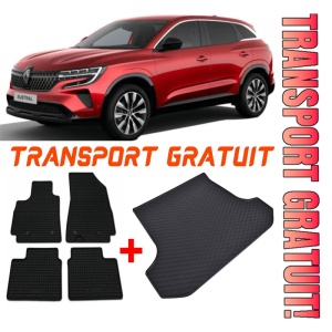 Renault Austral Set Covorase + tavita portbagaj auto Renault Austral E-TECH fabricatie 2023 - prezent, caroserie suv
