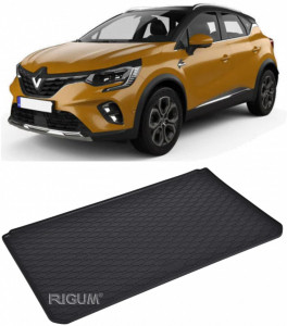 Renault Captur Tavita pentru portbagaj din cauciuc, compatibila Renault Captur I, caroserie suv, fabricatie 04.2013 - 12.2019 accesorii pentru autoturismul tau - masina v112988