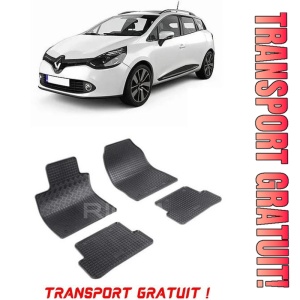 Renault Clio IV, Combi, fabricat din 03.2013 - Prezent, set covorase auto dedicate, din cauciuc 100% Premium - Transport Gratuit