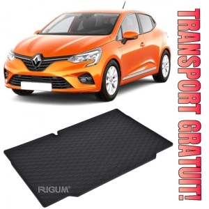 Renault Clio Tavita pentru portbagaj din cauciuc, compatibila Renault Clio V fabricatie 09.2019 - prezent, caroserie hatchback, fara portbagaj intermediar