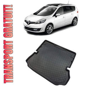 Renault Grand Scenic III Van din 04.2009 - 11.2016, Tavita Pentru Portbagaj Lux Premium Dedicata, 7 Locuri Rand 3 Culcat *1