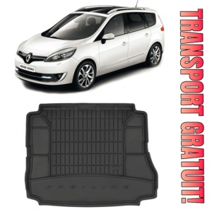 Renault Grand Scenic III Van din 04.2009 - 11.2016, Tavita Pentru Portbagaj Lux Premium Dedicata, 7 Locuri Rand 3 Culcat *4