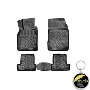 Renault Megane 3 hatckback 2008-2016 Set 4 covorase auto din cauciuc tip tavita premium line 3D accesorii pentru autoturismul tau - masina v241938