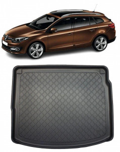 Renault Megane III Combi din 06.2009 - 08.2016, Tavita Pentru Portbagaj Lux Premium Dedicata, Cu Paravane *1 accesorii pentru autoturismul tau - masina v205088