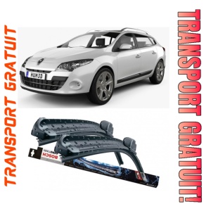 Renault Megane III Grandtour Set 2 stergatoare parbriz Bosch Bosch Aerotwin 60 cm/40 cm compatibile cu Renault Megane III Grandtour (Kz0/1) din 2008-2015 (60 cm / 40 cm)