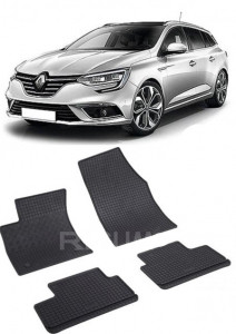 Renault Megane IV, Combi, fabricat din 09.2016 - Prezent, set covorase auto dedicate, din cauciuc 100% Premium accesorii pentru autoturismul tau - masina v155227