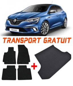 Renault Megane Set Covorase + tavita portbagaj auto Renault Megane IV fabricatie 01.2016 - prezent, caroserie hatchback accesorii pentru autoturismul tau - masina v2676
