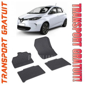 Renault Zoe, Hatchback, fabricat din 06.2019 - Prezent, Facelift, set covorase auto dedicate, din cauciuc 100% Premium