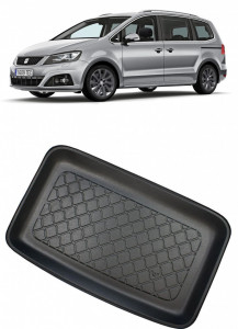 Seat Alhambra II Van din 09.2010 - Prezent, Tavita Pentru Portbagaj Lux Premium Dedicata, 7 Locuri Rand 3 Ridicat *2 accesorii pentru autoturismul tau - masina v201035