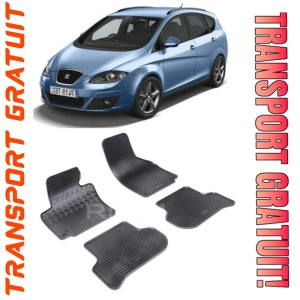 Seat Altea, Hatchback, fabricat din 2004 - 08.2015, set covorase auto dedicate, din cauciuc 100% Premium