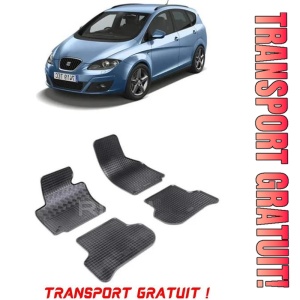 Seat Altea Xl Freetrack, Hatchback, fabricat din 07.2006 - 08.2015, set covorase auto dedicate, din cauciuc 100% Premium - Transport Gratuit
