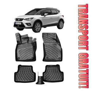 Seat Arona 2017-2025 Set 4 covorase auto din cauciuc tip tavita premium line 3D