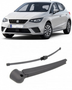 Seat Ibiza IV Brat stergator pentru luneta spate cu lamela 350 mm, compatibil cu Seat Ibiza IV Hatchback fabricat intre 2015-2017, calitate extra accesorii pentru autoturismul tau - masina v91803