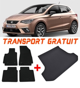 Seat Ibiza Set Covorase + tavita portbagaj auto Seat Ibiza V fabricatie 06.2017 - prezent, caroserie hatchback accesorii pentru autoturismul tau - masina v2988