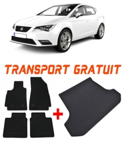 Seat Leon 5F din 11.2012 - 02.2020 Hatchback *1 , Set Covorase + tavita portbagaj auto accesorii pentru autoturismul tau - masina v2028
