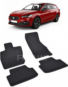 Seat Leon IV MhEV fabricat din 2020 - Prezent, Combi, set covorase auto dedicate, din cauciuc 100% Premium accesorii pentru autoturismul tau - masina v150318