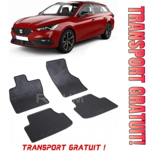 Seat Leon IV PhEV, Combi, fabricat din 2020 - Prezent, set covorase auto dedicate, din cauciuc 100% Premium - Transport Gratuit