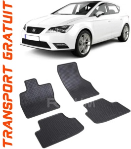 Seat Leon IV PhEV, Hatchback, fabricat din 2020 - Prezent, set covorase auto dedicate, din cauciuc 100% Premium accesorii pentru autoturismul tau - masina v154845