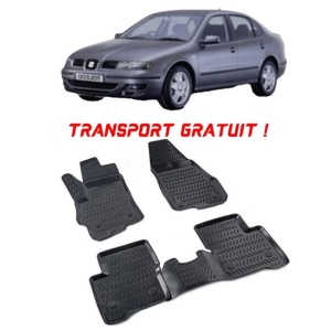 Seat Toledo III 2004-2009 Set 4 covorase auto din cauciuc tip tavita premium line 3D - Transport Gratuit! accesorii pentru autoturismul tau - masina v48331