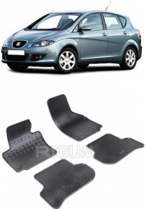 Seat Toledo III, Hatchback, fabricat din 2004 - 2010, set covorase auto dedicate, din cauciuc 100% Premium accesorii pentru autoturismul tau - masina v158324