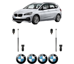 Set 2 amortizoare portbagaj haion BMW Seria 2 Active Tourer (F45) din 2013-2021, 2 bucati, KROSNO, 4 stickere auto BMW Seria v943