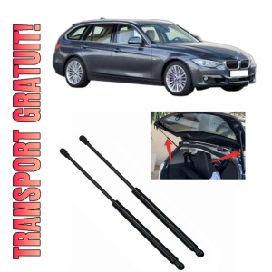 Set 2 amortizoare portbagaj haion BMW Seria 3 Touring (F31) din 2012-2019, 2 bucati, KROSNO, 4 stickere auto BMW Seria