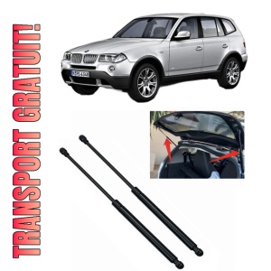 Set 2 amortizoare portbagaj haion BMW Seria X3 (E83) din 2003-2011, 2 bucati, KROSNO, 4 stickere auto BMW Seria