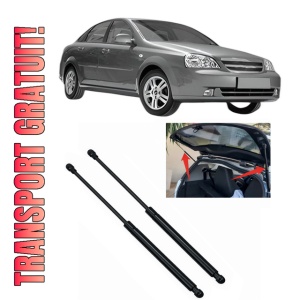 Set 2 amortizoare portbagaj haion CHEVROLET LACETTI (J200) din 2005-2013, 2 bucati, KROSNO, 4 stickere auto CHEVROLET