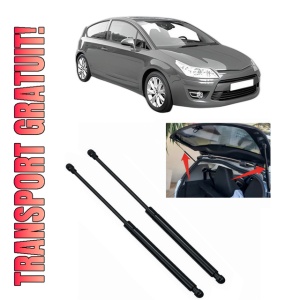 Set 2 amortizoare portbagaj haion CITROEN C4 Coupe (LA_) din 2004-2011, 2 bucati, KROSNO, 4 stickere auto CITROEN