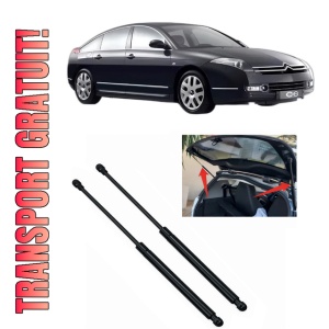 Set 2 amortizoare portbagaj haion CITROEN C6 (TD_) din 2005-2012, 2 bucati, KROSNO, 4 stickere auto CITROEN