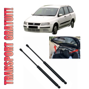 Set 2 amortizoare portbagaj haion FIAT STILO Multi Wagon (192_) din 2003-2008, 2 bucati, KROSNO, 4 stickere auto FIAT