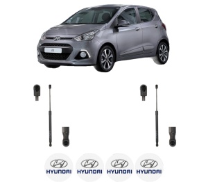 Set 2 amortizoare portbagaj haion HYUNDAI i10 II (BA, IA) din 2013-2019, 2 bucati, KROSNO, 4 stickere auto HYUNDAI v888
