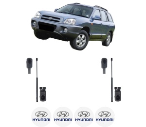 Set 2 amortizoare portbagaj haion HYUNDAI SANTA FÉ II SUV Van (CM) din 2005-2013, 2 bucati, MAGNUM TECHNOLOGY, 4 stickere auto HYUNDAI v3708