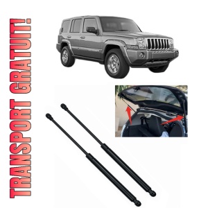 Set 2 amortizoare portbagaj haion JEEP COMMANDER (XK, XH) din 2005-2010, 2 bucati, KROSNO, 4 stickere auto JEEP