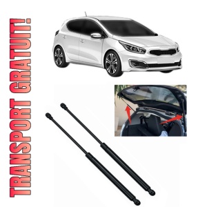 Set 2 amortizoare portbagaj haion KIA CEED Hatchback Van (CD) din 2018-2020, 2 bucati, KROSNO, 4 stickere auto KIA