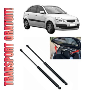Set 2 amortizoare portbagaj haion KIA RIO II (JB) din 2005-2011, 2 bucati, KROSNO, 4 stickere auto KIA