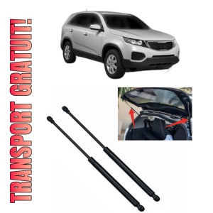 Set 2 amortizoare portbagaj haion KIA SORENTO II SUV Van (XM) din 2009-2015, 2 bucati, KROSNO, 4 stickere auto KIA