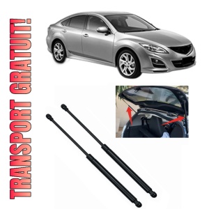 Set 2 amortizoare portbagaj haion MAZDA 6 Saloon (GH) din 2007-2013, 2 bucati, KROSNO, 4 stickere auto MAZDA