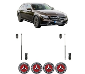 Set 2 amortizoare portbagaj haion MERCEDES-BENZ E-CLASS All-Terrain (S213) din 2017-2023, 2 bucati, KROSNO, 4 stickere auto MERCEDES-BENZ v223