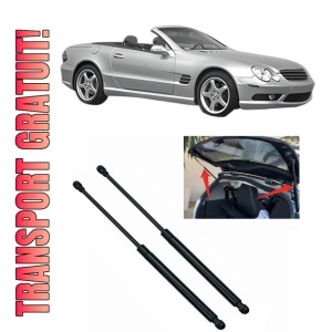 Set 2 amortizoare portbagaj haion MERCEDES-BENZ SL (R230) din 2001-2012, 2 bucati, KROSNO, 4 stickere auto MERCEDES-BENZ